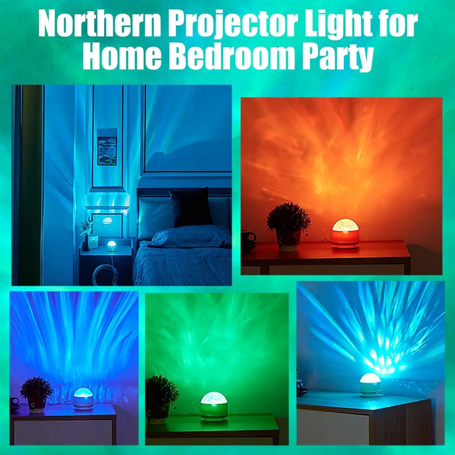 LED Night Light USB Plug-in Starry Sky Remote 16Color RGB Galaxy Projector Light