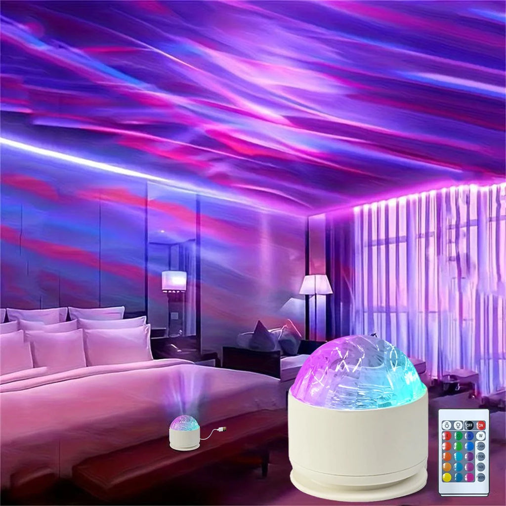 LED Night Light USB Plug-in Starry Sky Remote 16Color RGB Galaxy Projector Light